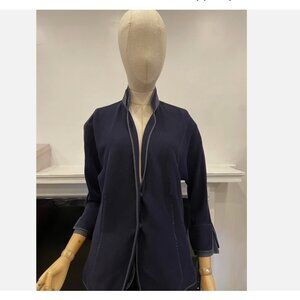 Brunello Cucinelli | Navy Cotton Blazer Size XL